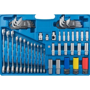 Trusa 218 piese "Gear Lock" 1/4" + 3/8" + 1/2" - Img 2