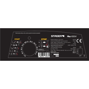 Tun de aer cald Stager PLUS-K80W ardere directa, 20kW, motorina, 230V, 400mc - Img 10