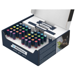 Twinmarker Schneider Paint-It 040 brush + round complete set V1 52 buc ass - Img 1