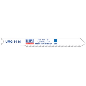 UMG 11 BI Panza Bi-Metal pentru fierastrau vertical, prindere U, pentru metal / 5 bucati, DIM 76.5 x 7.8 x 1.0 mm