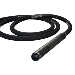 Vibrator de beton compatibil cu convertizor Wacker Neuson IREN 45/042/5 GV, cap vibrant 45 mm cu protectie de cauciuc, lungime furtun 5 m, frecventa 200 Hz