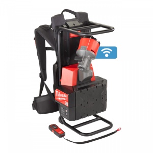 Vibrator de beton MX FUEL™ cu rucsac, echipat cu 2 baterii, incarcator - Img 2