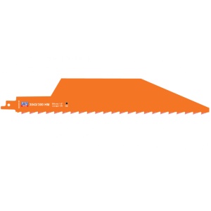 3043/300H HM Panza HM/T.C.T. pentru fierastrau sabie pentru materiale de constructii, DIM 300 x 50 x 1.2 mm