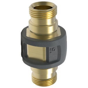 Adaptor Karcher nr 9 pentru prelungirea furtunurilor de presiune cu EASY!Lock - 2xM22x1,5 - Img 5