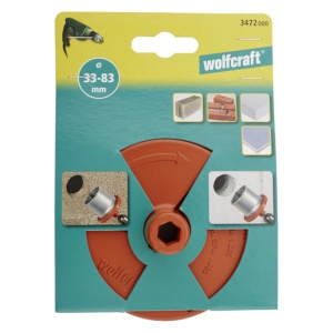 Adaptor pentru carote D 33 - 83 mm Wolfcraft 3472000 - Img 2