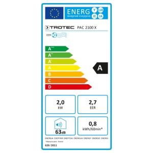 Aparat de aer conditionat portabil Trotec, tip PAC2100X, 2 kW, 319 m³/h - Img 15