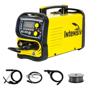 Aparat de sudura MIG 130di INTENSIV tip MIG-MAG + rola de sarma flux 1kg - Img 1