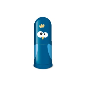 Ascuțitoare plastic simplă cu container și radieră animale Faber-Castell