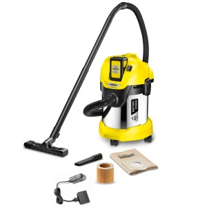 Aspirator uscat/umed Karcher WD 3 Battery Premium Set, fara fir (inclusiv baterie si incarcator) - Img 1