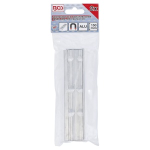 Bacuri protectie menghina 150mm, aluminiu cu profil in V pentru tevi, BGS - Img 4