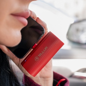 Baterie externă Tellur PD202 5000mAh, QC3.0 18W + PD20W, USB-C, roșu - Img 8