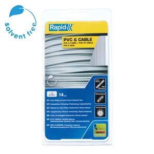 Baton silicon profesional Rapid PVC, Cabluri si Plastic, fixare si reparatii, transparent, O12mm x 190mm, baza EVA, 14 buc blister 40107363 - Img 2