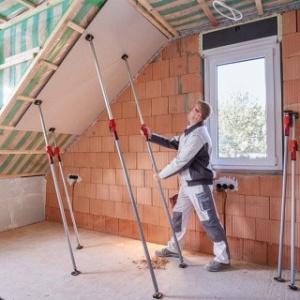 BESSEY Suport telesopic pentru gips-carton STEBSSY-STE, Interval reglare: 1450 - 2500 mm - Img 2