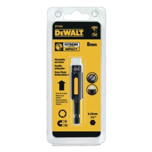 Bit tubular EXTREME IMPACT DeWALT DT7430, cu sistem de curatare, prindere hexagonala 1/4" 8mm - Img 2