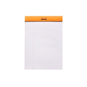 Blocnotes A5, capsat, 80 file, N°16, Rhodia Basic, orange - Img 2