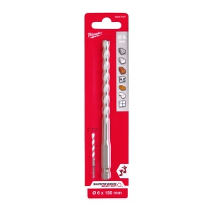 Burghie multimaterial Milwaukee (Lungime totală (mm): 150, Ø (mm): 6, Lungime activă (mm): 90) - Img 2