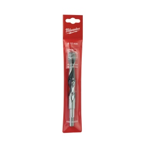 Burghie pentru lemn cu vârf de centrare - DIN 7487 E Milwaukee (Lungime totală (mm): 151, Ø (mm): 15, Tijă prindere: 10 mm tijă cilindrică) - Img 2