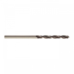 Burghie pentru lemn cu vârf de centrare - DIN 7487 E Milwaukee (Lungime totală (mm): 60, Ø (mm): 3, Tijă prindere: 3 mm tijă cilindrică)