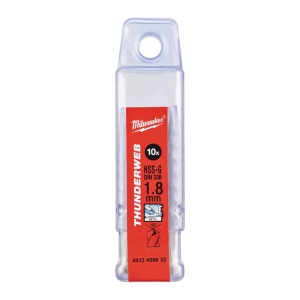 Burghiu metal MILWAUKEE THUNDERWEB - DIN 338 Ø 1.8x22x46 mm - set 10 buc - Img 2