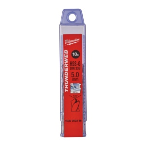 Burghiu metal MILWAUKEE THUNDERWEB - DIN 338 Ø 5x52x86 mm - set 10 buc - Img 2
