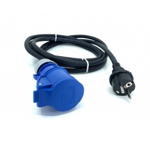 Cablu de alimentare cu priza EURO 230/50, 3 x2,5, 16A - CNO-230EP-3M - Img 1