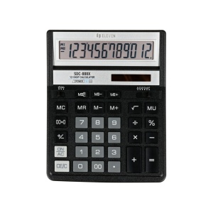 Calculator de birou 12 digit, 203 x 158 x 31 mm, Eleven SDC-888XBK - Img 2