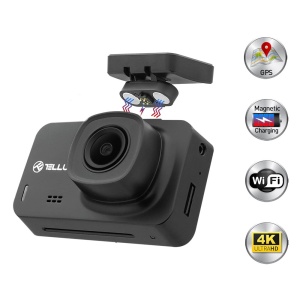Cameră auto Tellur Dash Patrol DC3, 4K, GPS, WiFi, Black - Img 8