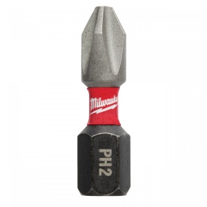 Cap surubelnita Philips (PH) Milwaukee SHOCKWAVE - PH2 x 25 mm - 2 buc