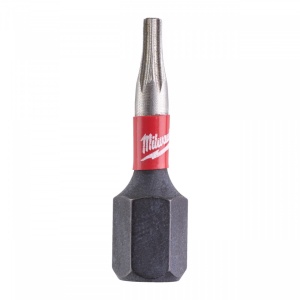 Cap surubelnita Torx cu gaura (TX BO) Milwaukee SHOCKWAVE - TX BO7 x 25 mm - 2 buc