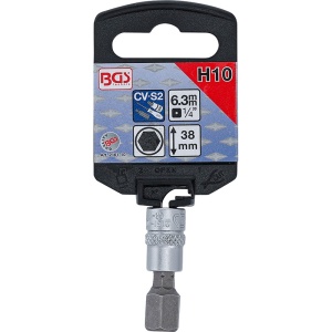 Capat cheie tubulara 1/4" cu varf imbus, 10 mm - Img 3