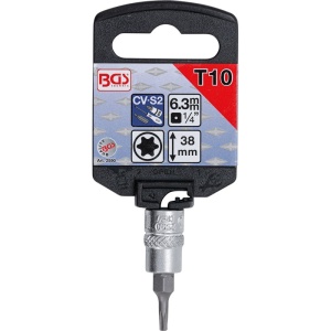 Capat cheie tubulara 1/4" cu varf Torx, T10 - Img 3