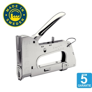 Capsator tacker cabluri Rapid PRO 28E, capse semirotunde , œU, 28 9-11 mm, reglare forta capsare in 3 trepte, diametru cablu 4.5 mm, joasa tensiune, 5 ani garantie, fabricat in Suedia 20511710 - Img 2