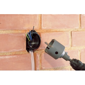 Carota cu burghiu centrare SDS Plus Wolfcraft 8914000, D 68 mm, lungime activa 46 mm - Img 2