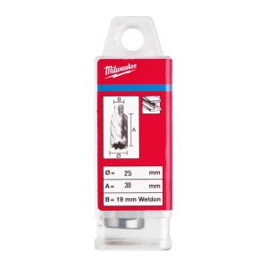Carote HSS 30 mm Milwaukee (Ø (mm): 25, Lungime totală (mm): 30) - Img 2