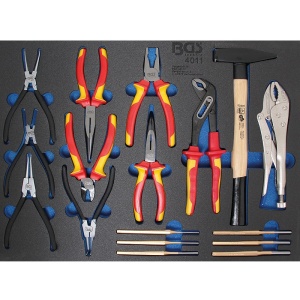 Carucior pentru scule "Profi Standard Maxi", 8 sertare, cu 263 scule - Img 3