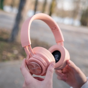 Căști Over-ear Bluetooth Tellur Feel, roz - Img 4