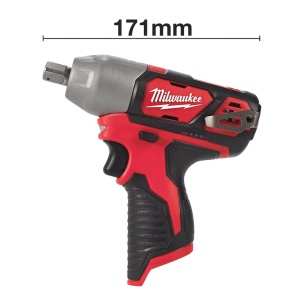 Cheie de impact sub-compactă ½″ M12™ Milwaukee M12 BIW12-0, alimentare cu acumulator - neechipat - Img 5