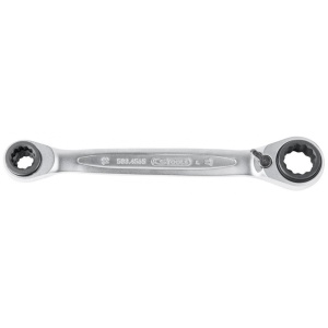 Cheie dublă inelară cu clichet 4 în 1 KS Tools GEARplus cu schimbare de direcție, 10x13x17x19mm, 10-19 mm