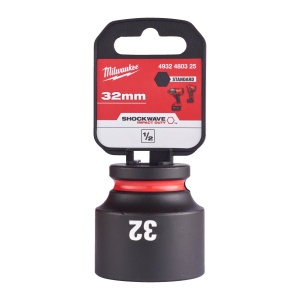 Cheie tubulara de impact MILWAUKEE 1/2" SHOCKWAVE™ IMPACT DUTY 32 mm L44mm - Img 2