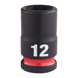Cheie tubulară de impact MILWAUKEE SHOCKWAVE™ IMPACT DUTY, 3/8" IMPACT SOCKET STD 12mm L32mm