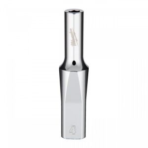 Cheie tubulară Milwaukee 1/4, sistem metric, 4mm, lungă - Img 1