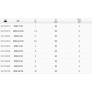 Chinga de ridicare 1 m, 2t - Img 3