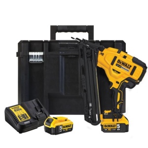 Ciocan de batut cuie Dewalt DCN650P2 cu 2 acumulatori Li-Ion 18 V/5.0 Ah, cuie 1.8 / 32 - 63 mm, capacitate magazie 110 buc, valiza de transport - Img 4