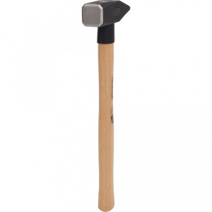 Ciocan pentru lacatus cu coada din lemn de Hickory, KS TOOLS, 800 g - Img 4
