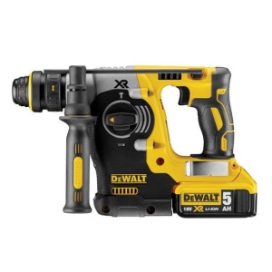 Ciocan rotopercutor Dewalt DCH275P2, SDS Plus, 2.1 J, cu 2 acumulatori XR Li-Ion 18V/5.0Ah, doua mandrine interschimbabile, sistem de extragere a prafului - Img 2