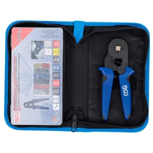 Clește de sertizat ferule BGS 71000, pentru papuci tubulari 0.25 - 10 mm², cu set 1200 ferule 0.5 - 10 mm² - Img 3