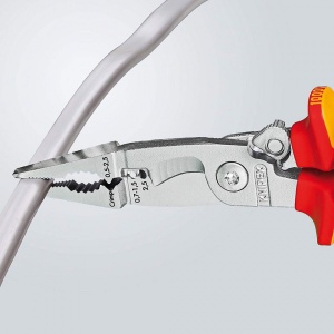 Cleste electrician cu 6 functii, mecanism blocare, izolat 1000 V, KNIPEX, 200 mm - Img 3