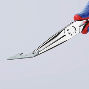 Cleste electronica, cioc lung semirotund, KNIPEX, 145 mm - Img 5