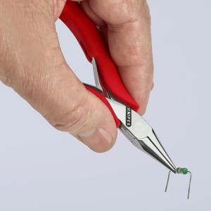 Cleste electronica, cioc semirotund, KNIPEX, 115 mm - Img 4