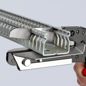 Cleste foarfeca pentru taiat plastic si canale de cabluri, KNIPEX, 275 mm - Img 4